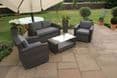 Maze Rattan Victoria 2 Seat Sofa & 2 Chairs Outdoor Garden Furniture Set